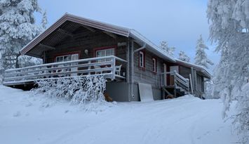 Mysig stuga med ski in- ski out