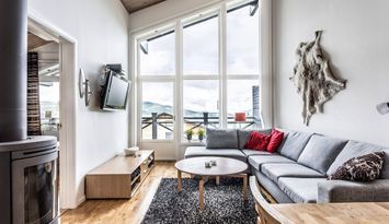 Ski in/out Åre Björnen, utsikt över Åresjön, v 1