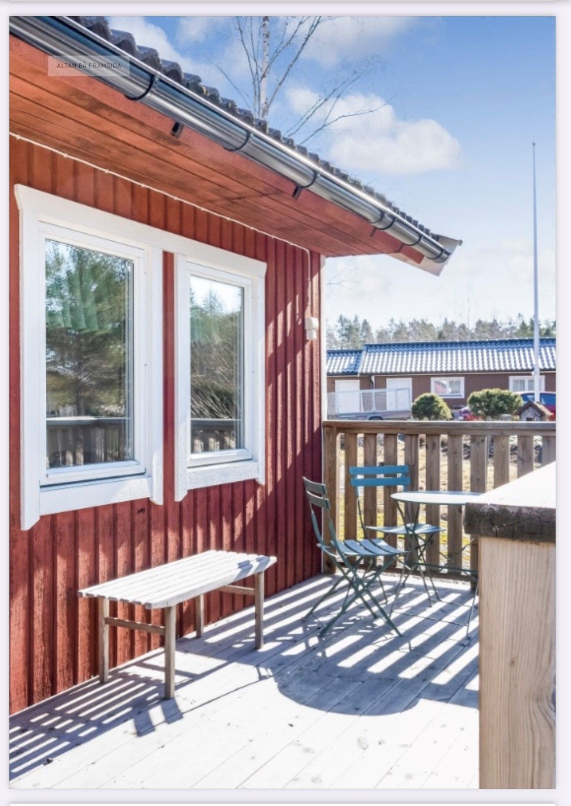 Mysigt boende med naturen som granne