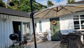 Fin stuga i lugnt område i Mellbystrand
