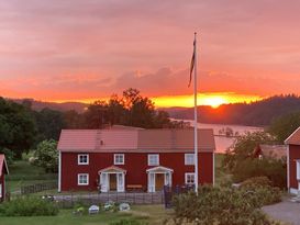 Cottages in a beautiful landscape